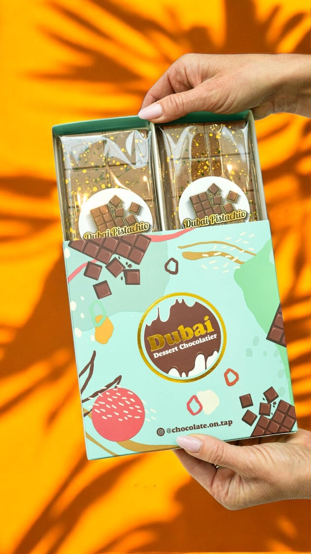 Gift Box with 2 XL Dubai Bars